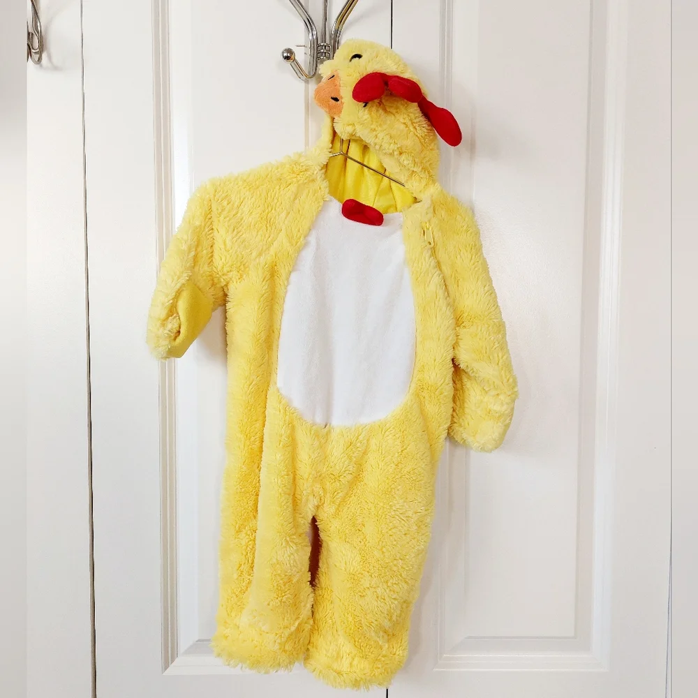 Yellow Chicken Costume‎ size 0-6 months Halloween Farm